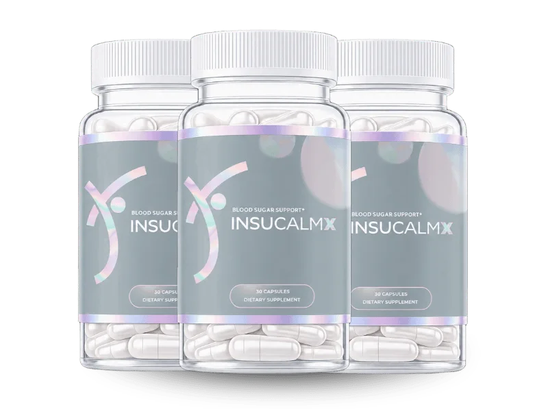 InsuCalmX 3-bottle blood sugar supplement kit